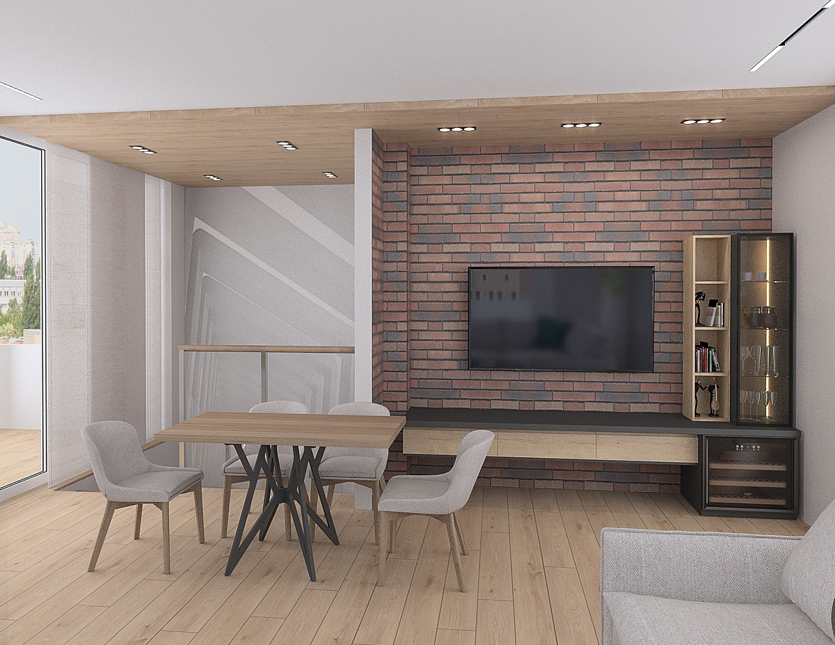 2й этаж квартиры "лофт"